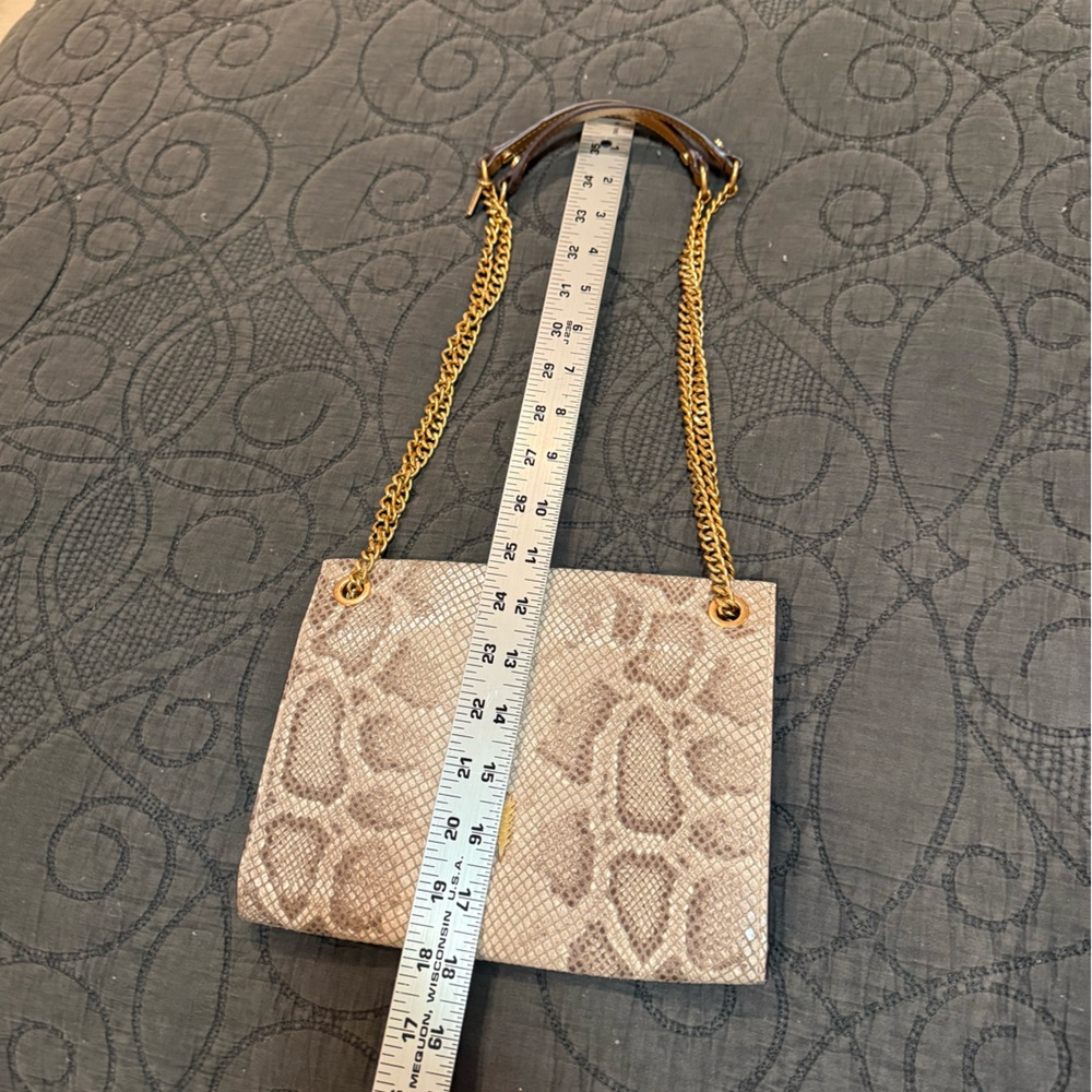 Thacker Python Print Shoulder Bag - image 5